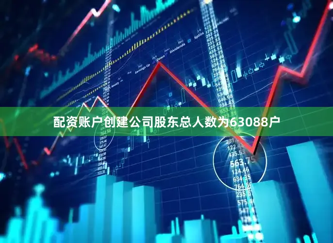 配资账户创建公司股东总人数为63088户